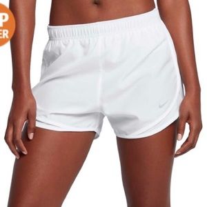 White Nike Dri-Fit Shorts